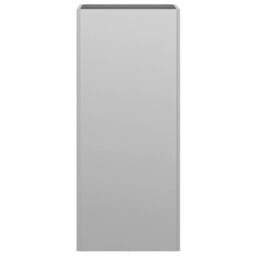 Berkfield Home Planter Silver 32x29x75 cm Galvanised Steel - Size: 32 x 29 x 75 cm - thumbnail 6