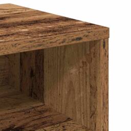 Berkfield Home Bedside Cabinet 2 pcs Old wood 40 x 30 x 30 cm Engineered wood in Brown - thumbnail 9