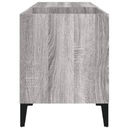 Berkfield Home Record Cabinet Grey Sonoma 84.5x38x48 cm Engineered Wood - thumbnail 6