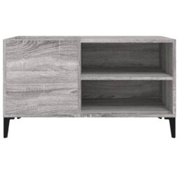 Berkfield Home Record Cabinet Grey Sonoma 84.5x38x48 cm Engineered Wood - thumbnail 5