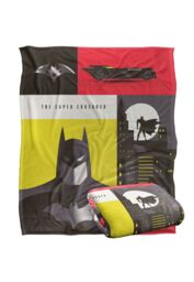 Warner Bros. Batman Icons Silky Touch Super Soft Throw Blanket 152 X 127 cm in White - thumbnail 2