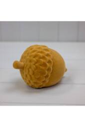KDMD Ceramic Flocked Acorn in Yellow - thumbnail 1