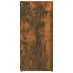 Berkfield Home Sideboard Smoked Oak 40x33x70 cm Engineered Wood in Brown - Size: 40 x 33 x 70 cm - thumbnail 5