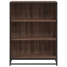 Berkfield Home Book Cabinet Brown Oak 80.5x35x107.5 cm Engineered Wood - thumbnail 4