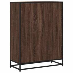 Berkfield Home Book Cabinet Brown Oak 80.5x35x107.5 cm Engineered Wood - thumbnail 6