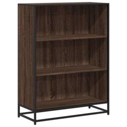 Berkfield Home Book Cabinet Brown Oak 80.5x35x107.5 cm Engineered Wood - thumbnail 1