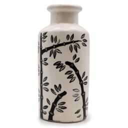 KDMD Bamboo Motif Straight Vase - Natural