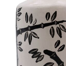 KDMD Bamboo Motif Straight Vase - Natural - thumbnail 4