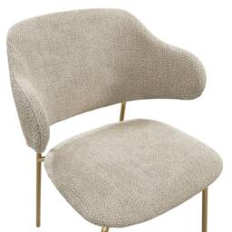 Lemon Pavilion Furniture Dorchester Indoor Dining Chair (Pack of 2) - Weave/Metal in Light Beige - Size: 2 Pack - thumbnail 5