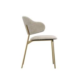 Lemon Pavilion Furniture Dorchester Indoor Dining Chair (Pack of 2) - Weave/Metal in Light Beige - Size: 2 Pack - thumbnail 4