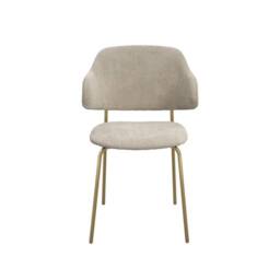 Lemon Pavilion Furniture Dorchester Indoor Dining Chair (Pack of 2) - Weave/Metal in Light Beige - Size: 2 Pack - thumbnail 2