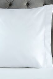 Belledorm Egyptian Cotton 400 Thread Count Continental Pillowcase in White - thumbnail 2