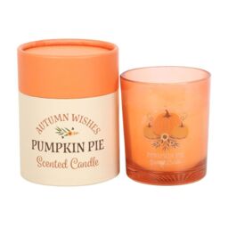 Something Different Autumn Wishes Pumpkins Candle in Orange - thumbnail 3