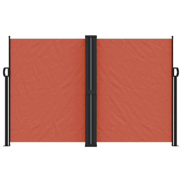 Berkfield Home Retractable Side Awning Terracotta 160x1200 cm in Burnt Orange - image 1