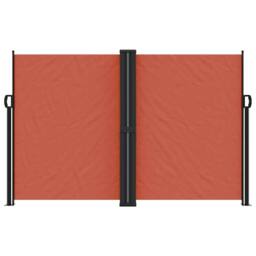 Berkfield Home Retractable Side Awning Terracotta 160x1200 cm in Burnt Orange