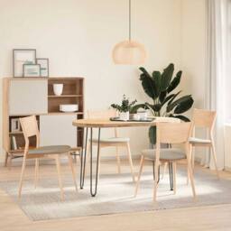 Berkfield Home Hairpin Table Legs 4 pcs Anthracite 72 cm Solid Steel in Black - thumbnail 3