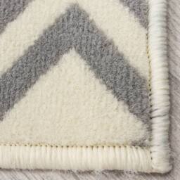 runrug Hallway Carpet Runner Rug - Soft & Comfy, 9mm - 'Kilim' in Grey - Size: 60 cm x 330 cm - thumbnail 2