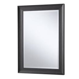 Yearn Mirrors Charcoal Grey Scooped Framed Mirror 129.5x76cm - Size: 129.5x76 cm - thumbnail 4