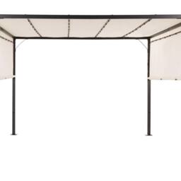 Wyld and Coco Pergola 310 x 310 cm Beige - Steel Frame with Solar LEDs - thumbnail 2