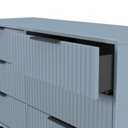 Ready Assembled 2 U Menai 6 Drawer Wide Chest (Ready Assembled) in Light Blue - thumbnail 6