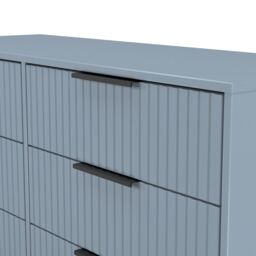 Ready Assembled 2 U Menai 6 Drawer Wide Chest (Ready Assembled) in Light Blue - thumbnail 5