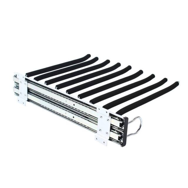 Nordara Heavy Duty Wardrobe Pull-out Trouser Rack in Black - image 1