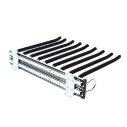 Nordara Heavy Duty Wardrobe Pull-out Trouser Rack in Black