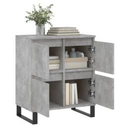 Berkfield Home Sideboard Concrete Grey 60x35x70 cm Engineered Wood - Size: 60 x 35 x 70 cm - thumbnail 4