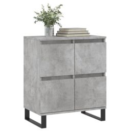 Berkfield Home Sideboard Concrete Grey 60x35x70 cm Engineered Wood - Size: 60 x 35 x 70 cm - thumbnail 3