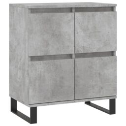 Berkfield Home Sideboard Concrete Grey 60x35x70 cm Engineered Wood - Size: 60 x 35 x 70 cm - thumbnail 2