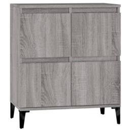Berkfield Home Sideboard Grey Sonoma 60x35x70 cm Engineered Wood - Size: 60 x 35 x 70 cm - thumbnail 3