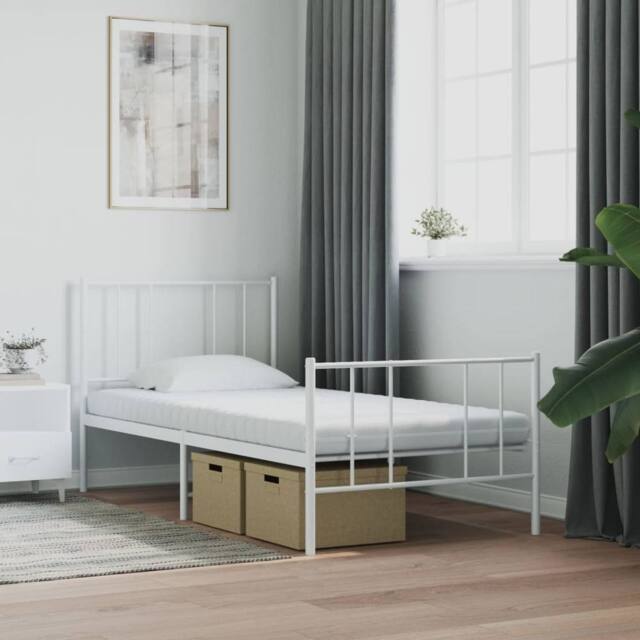 Berkfield Home Foam Mattress White 90x190 cm 7-Zone Hardness 20 ILD - image 1