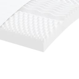 Berkfield Home Foam Mattress White 90x190 cm 7-Zone Hardness 20 ILD - thumbnail 6