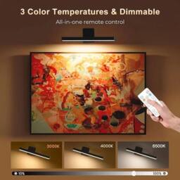VOGREX 2Pcs Wireless Rechargeable Wall Picture Lights - thumbnail 4
