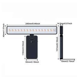 VOGREX 2Pcs Wireless Rechargeable Wall Picture Lights - thumbnail 2