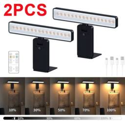 VOGREX 2Pcs Wireless Rechargeable Wall Picture Lights