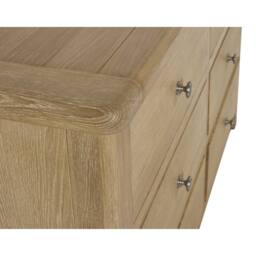 Cheshire Premium Hudson Limed Oak 6 Drawer Wide Chest - Limed Oak in Brown - thumbnail 8