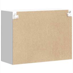 Berkfield Home Kitchen Wall Cabinet with Glass Door Kalmar Artisan Oak Wood in Grey - thumbnail 9