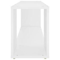 Berkfield Home TV Cabinet White 100x24x32 cm Engineered Wood - Size: 100 x 24 x 32 cm - thumbnail 4