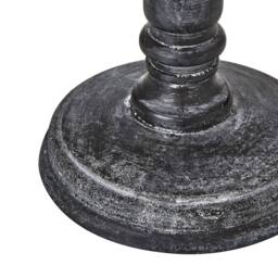 Wyld Haus Brantes Distressed Black Table Lamp Natural Linen Shade - Size: 10 inches - thumbnail 5
