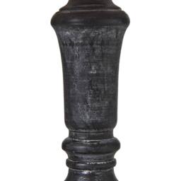Wyld Haus Brantes Distressed Black Table Lamp Natural Linen Shade - Size: 10 inches - thumbnail 4