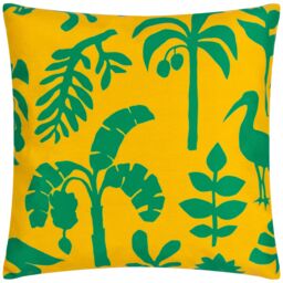Furn Marula Tropical Water & UV Resistant Outdoor Cushion in Teal - Size: 43 cm x 43 cm - thumbnail 3
