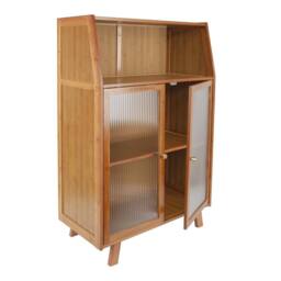 NESTLUNE Kitchen Cabinet Pantry Storage Organizer Bamboo in Brown - Size: 100 cm x 100 cm - thumbnail 5