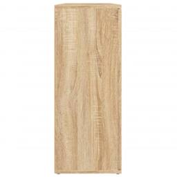 Berkfield Home Sideboard Sonoma Oak 91x29.5x75 cm Engineered Wood in Brown - thumbnail 7