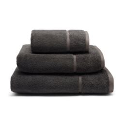 Panda London Panda Bamboo Towel in Dark Grey - thumbnail 1