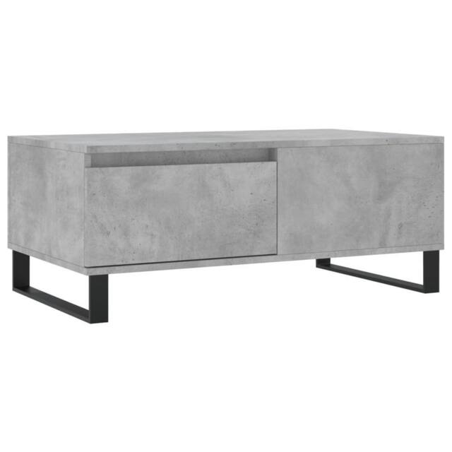 Berkfield Home Coffee Table Concrete Grey 90x50x36.5 cm Engineered Wood - image 1