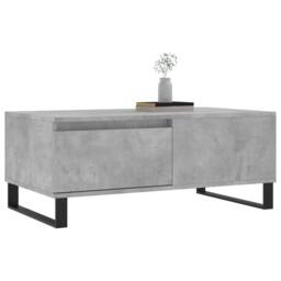 Berkfield Home Coffee Table Concrete Grey 90x50x36.5 cm Engineered Wood - thumbnail 4