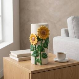 Garden Greatness 3D Ceramic Sunflower Vase - Size: 1 Pack