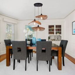 Garwarm 3 - Light Rattan Farmhouse Cluster Pendant Light in Brown - thumbnail 5