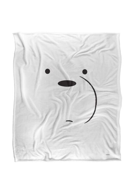 Cartoon Network We Bare Bears Ice Bear Silky Touch Super Soft Throw Blanket 152 X 127 cm in White - image 1